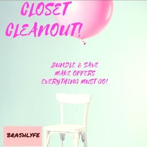 Cleaning out my closet! Everything must go!!